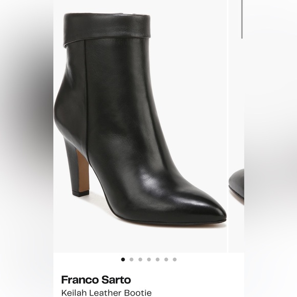 Franco Sarto Shoes - Franco Sarto Black Leather Bootie